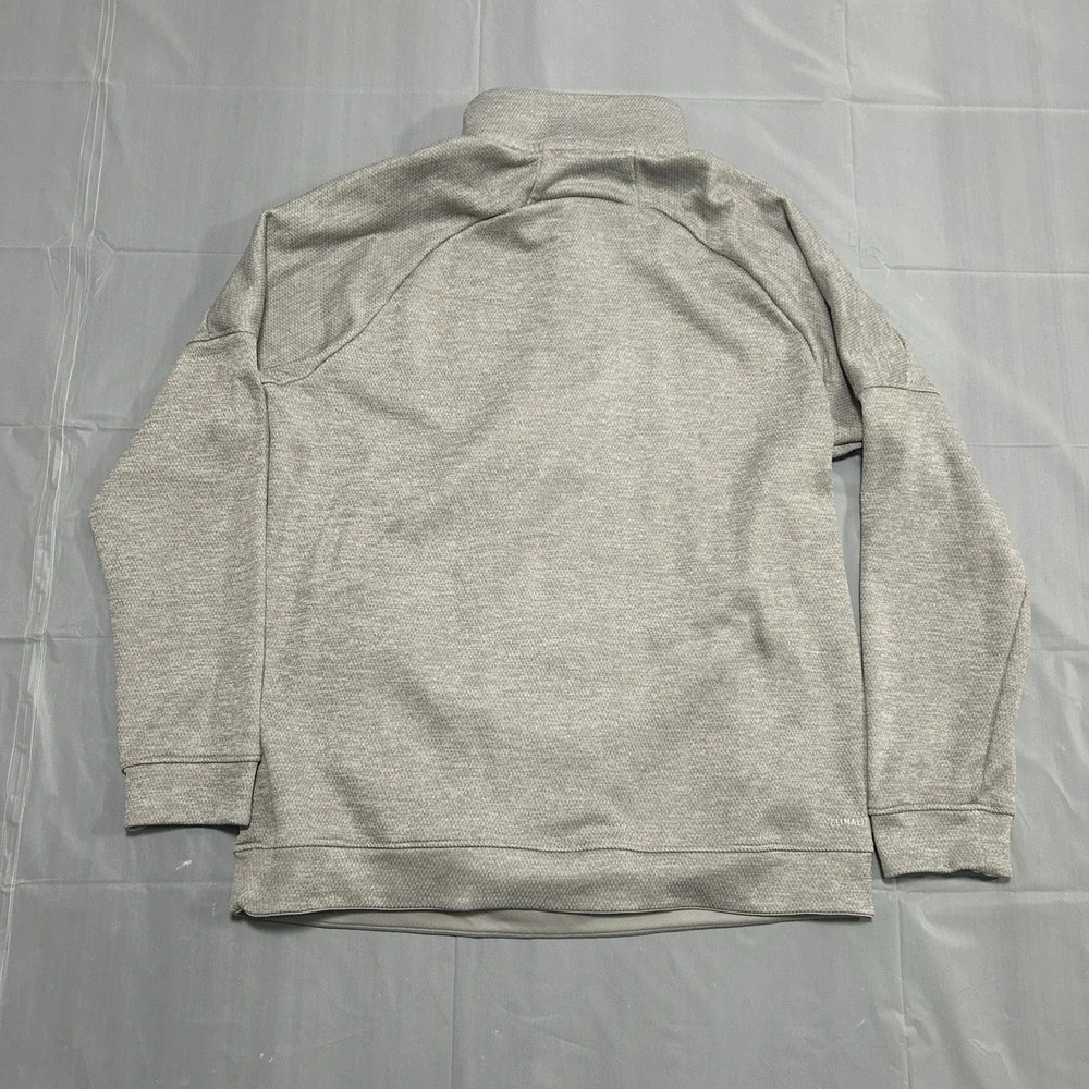 Adidas Quarter Zip Pullover Men's XL Gray Golf